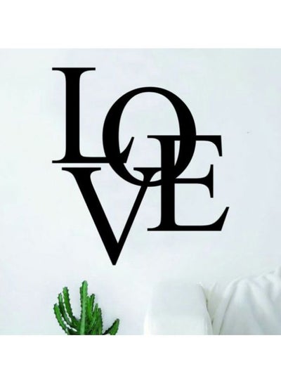 Buy Love 5 Wall Sticker Black 36x24cm in Egypt