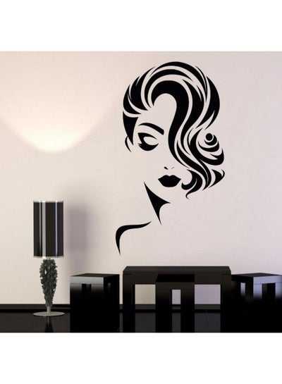 Buy Pretty Lady Wall Stcker Black 50x78cm in Egypt