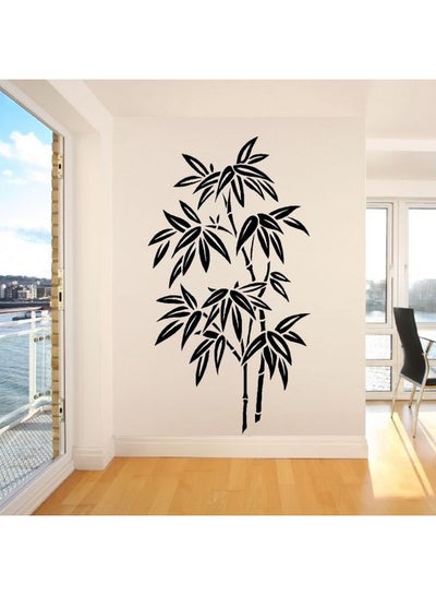 اشتري Leaves Wall Sticker Black 65x38 سنتيمتر في مصر