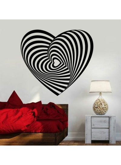 اشتري Love Wall Sticker Black 38x58 centimeter في مصر