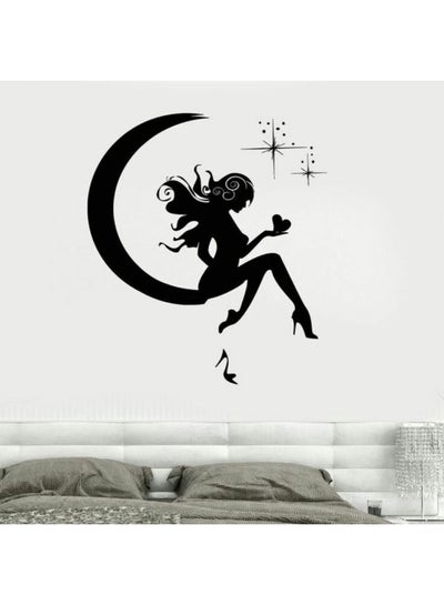 Buy Fairy Wall Sticker Black 120x80cm in Egypt