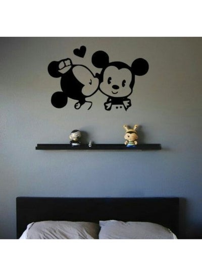 اشتري Micky And Minnie 1 Wall Sticker Black 100x105 سنتيمتر في مصر