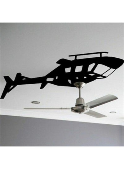 اشتري Heliocopter Wall Sticker Black 38x58 سنتيمتر في مصر