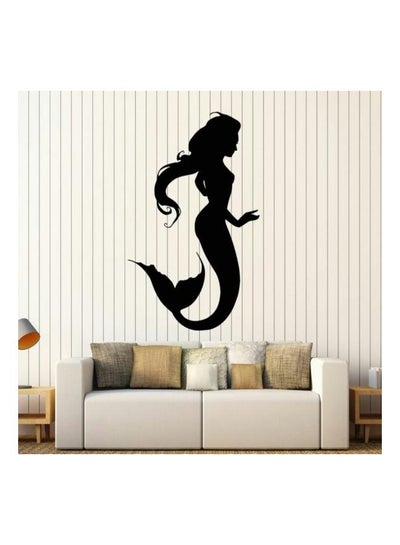 Buy Mermaid 3 Wall Sticker Black 65 x38cm in Egypt