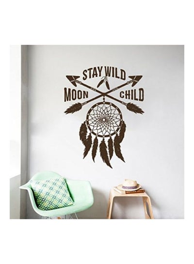 اشتري Moon Child Wall Sticker Brown 50x78 سنتيمتر في مصر