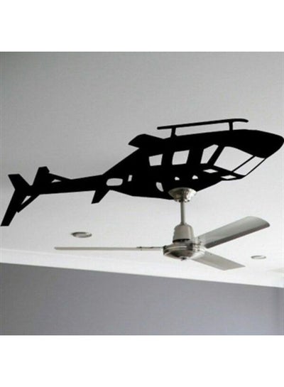 اشتري Heliocopter Wall Sticker Black 38x65 سنتيمتر في مصر