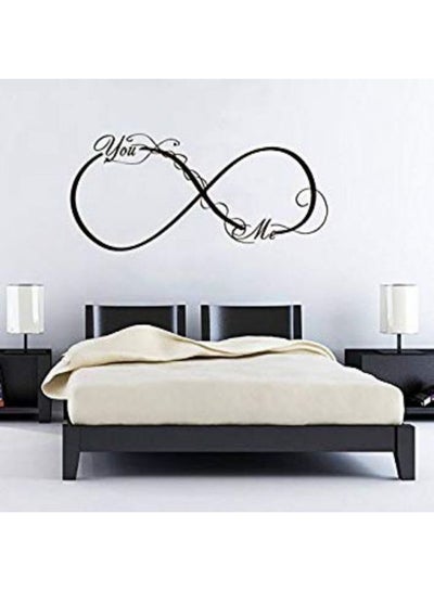 Buy You And Me Infinity Wall Sticker Black 120x80cm in Egypt