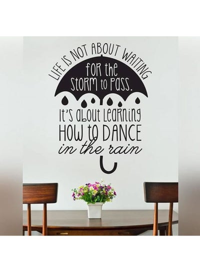 Buy Motivational 1 Wall Sticker Black 78x50cm in Egypt