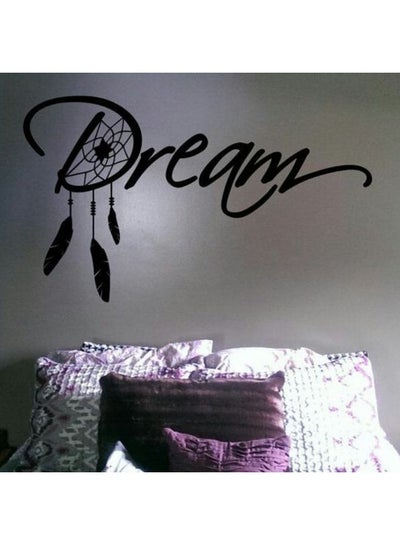 Buy Dream Printed Wall Sticker Black 96x150cm in Egypt