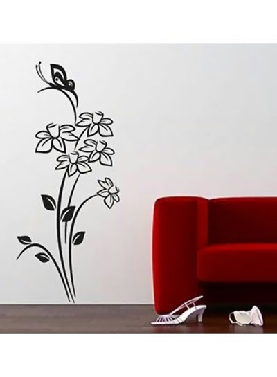 اشتري Leaves 3 Wall Sticker Black 120 x80 سنتيمتر في مصر