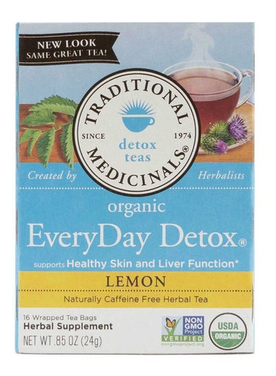 Buy Everyday Detox Lemon Tea 24grams in UAE