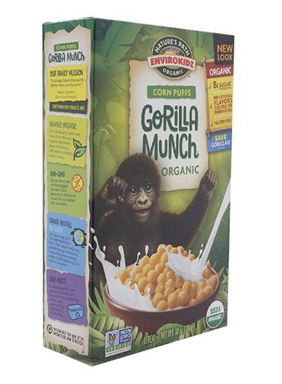 Buy Envirokidz Corn Puffs Gorilla Munch Cereal 284grams in UAE