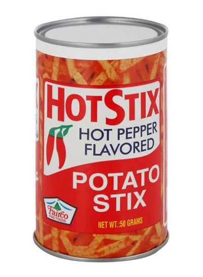 Buy Hot Stix Hot Pepper Flavored Potato Stix 50grams in UAE