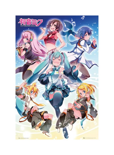 Buy Hatsune Miku Poster Multicolour 91.5cm in UAE