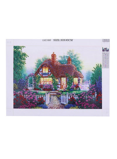 Buy DIY 5D Needlework Crystal Diamond Painting Multicolour 30x40centimeter in Saudi Arabia