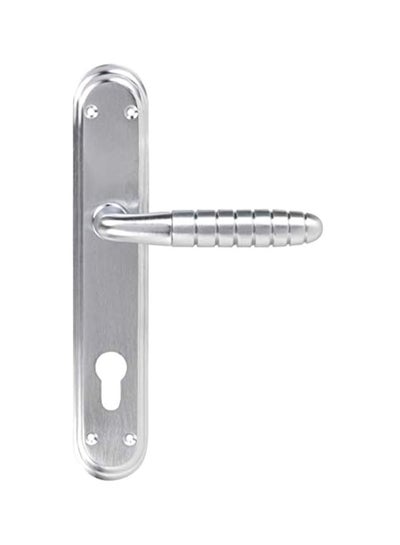 Buy Door Handle Lock Silver in UAE