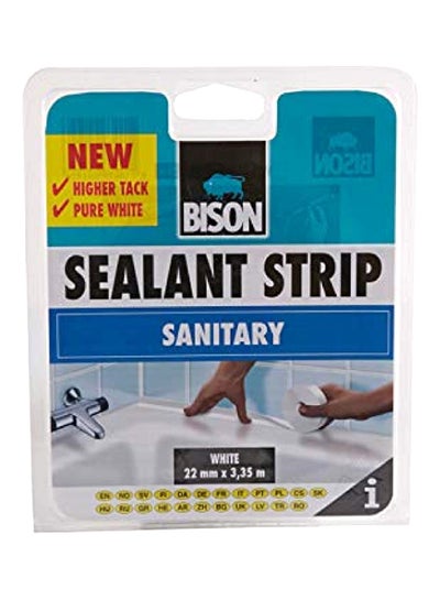 Buy Sealant Sanitary Strips White 22x335millimeter in UAE