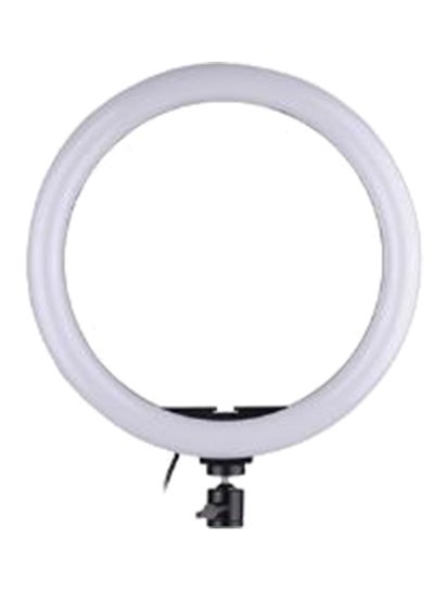 Buy 12-Inch LED Dimmable Photography Ring Light White in Egypt