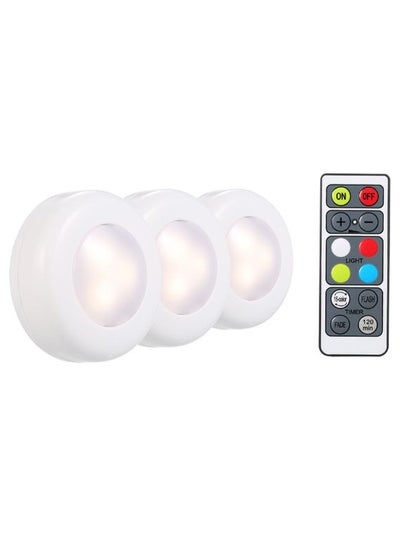 Buy 3-Piece Under Cabinet LED Lamp Set Multicolour in UAE