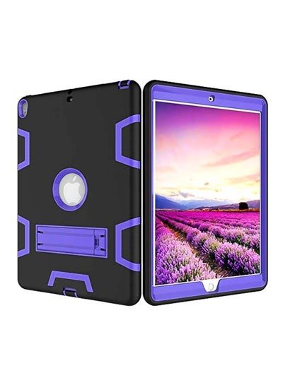 Buy Protective Case Cover With Kickstand For Apple iPad Mini 4 Black/Purple in Saudi Arabia