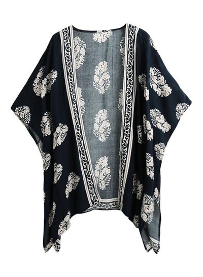 Buy Bikini Cover-Up Kimono Black in Saudi Arabia