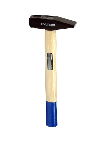 Buy Machinist Hammer With Wood Handle Beige/Black 500grams in Saudi Arabia