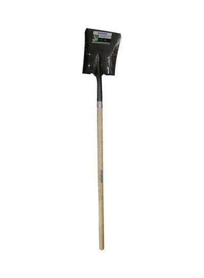 Buy Square Shovel With Wood Handle Beige/Black 8cm in Saudi Arabia