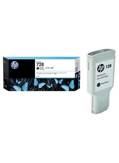 اشتري 728 DesignJet Ink Cartridge أسود غير لامع في الامارات