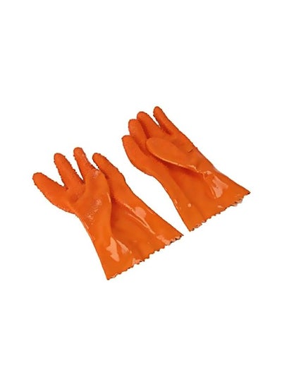 Buy Potato Peeling Gloves Orange in Saudi Arabia