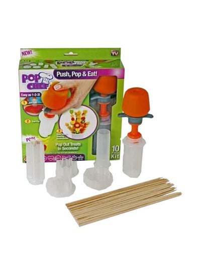 Buy 10-Piece Pop Chef Kit Orange/Clear in UAE