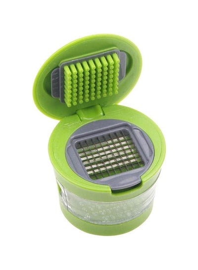 Buy Top Pressed Garlic Cutter Green/Clear in Saudi Arabia