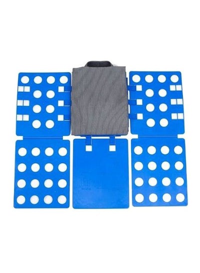 Buy Plastic Clothes Folding Board Gold/Blue in Saudi Arabia