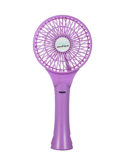 Buy Rechargeable USB Handheld Fan 19121 Purple in Saudi Arabia