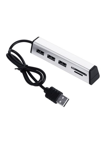 Buy Universal USB Hub Silver in Saudi Arabia