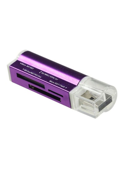 Buy Multi-Functional Card Reader Purple in UAE