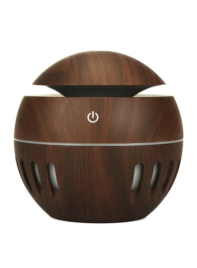 Buy Ultrasonic Portable Aromatherapy Diffuser With Cool Mist Brown 130ml in Egypt