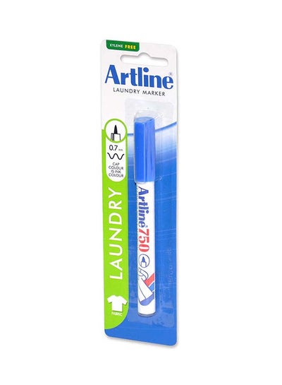 Buy Bullet Nib Laundry Marker Blue in UAE