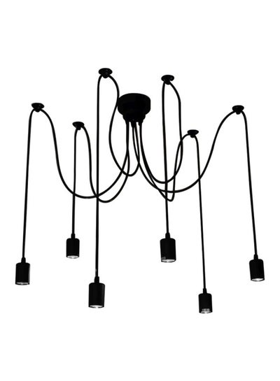 Buy Antique Classic Adjustable DIY Ceiling Spider Lamp Black in UAE