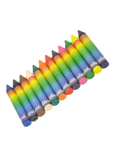 Buy 12-Piece Jumbo Wax Crayons Multicolour in UAE