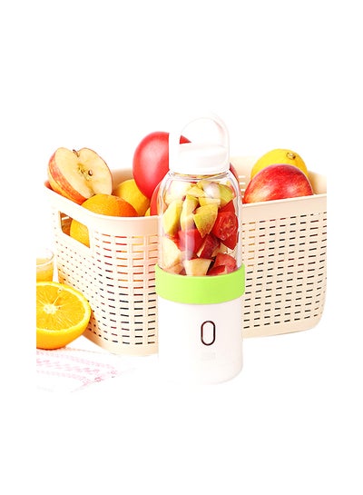 Buy Electric Automatic Juicer Cup FQ-2 Clear/Green/White in UAE