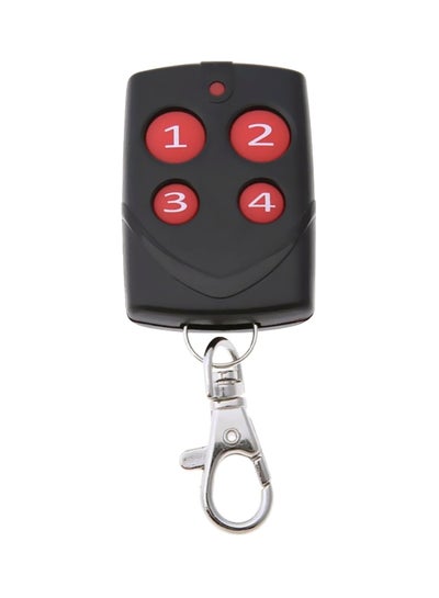 اشتري 4-Channel Wireless RF Remote Controlled Key Fob أسود/أحمر في الامارات