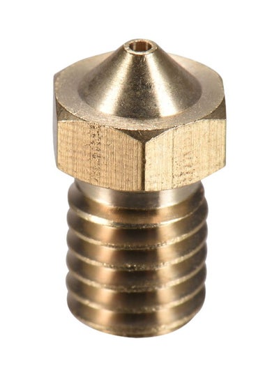 Buy 3D Printer Brass Nozzle Extruder Print Head Gold in UAE