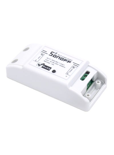 Buy Remote Control Wireless Switch White 8.8x3.8x2.3cm in UAE