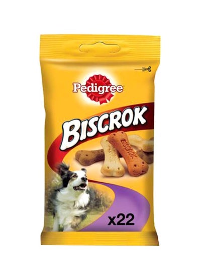 Buy Biscrok Gravy Bones Dog Treats Multicolour 200grams in UAE