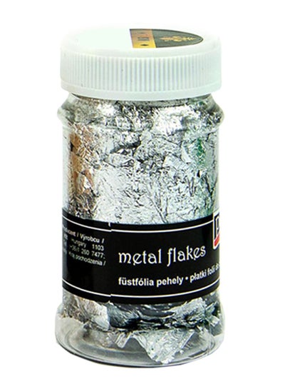 Buy Metal Flakes M8 Silver 100ml in UAE