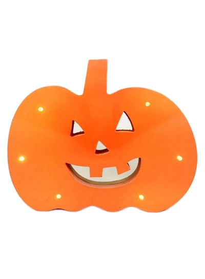 Buy Halloween Pumpkin Shape LED Light Orange in UAE