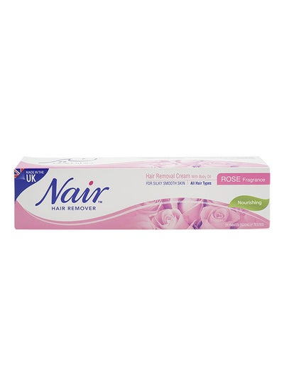 Buy Rose Fragrance Hair Removal Cream with Baby Oil 110g in Saudi Arabia