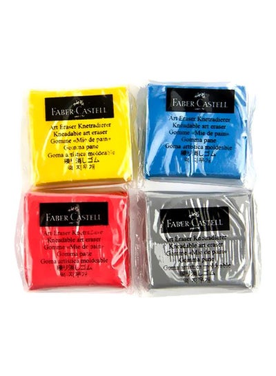 Buy Faber-Castell-Kneadable Eraser  Grey Yellow/Blue/Grey in UAE