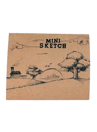 40-Sheets Mini Sketch Book Brown price in Egypt, Noon Egypt