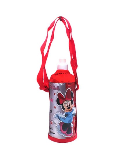 اشتري زجاجة مياه بحافظة بتصميم ميني ماوس أحمر/رمادي في مصر